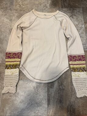 Free People In The Mix Cuff Thermal Top